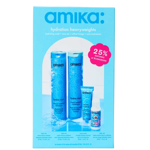 Amika Hydration Heavyweights Hydrating Wash + Care Set