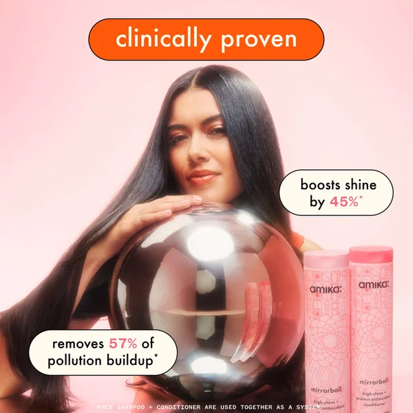 Amika Mirrorball High Shine + Protect Antioxidant Shampoo 500ml