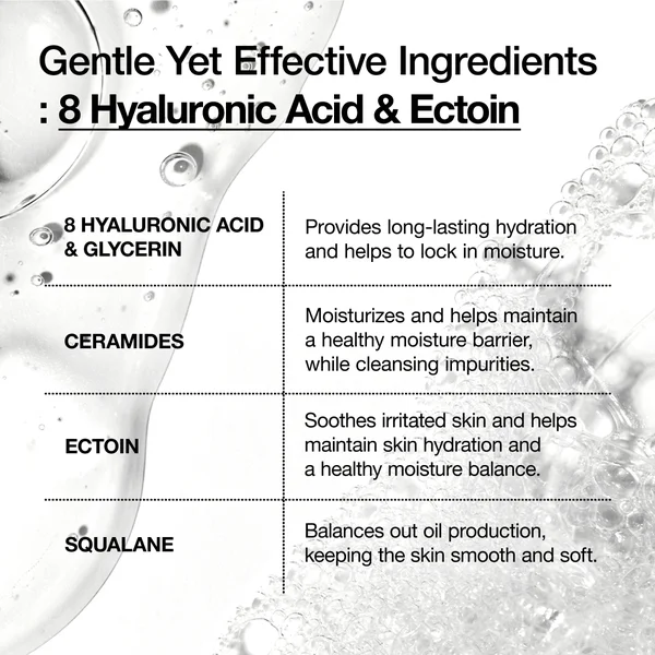 Anua 8 Hyaluronic Acid Moisturising Gentle Gel Cleanser 150ml