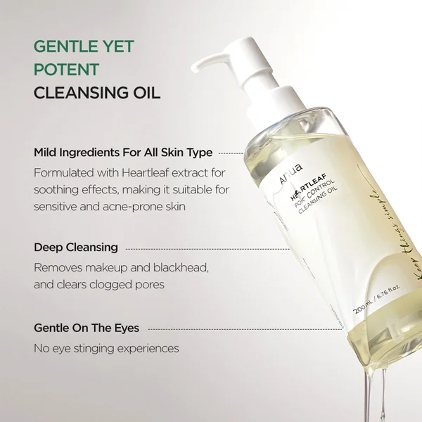 Anua Heartleaf Pore Control Cleansing Oil 200ml