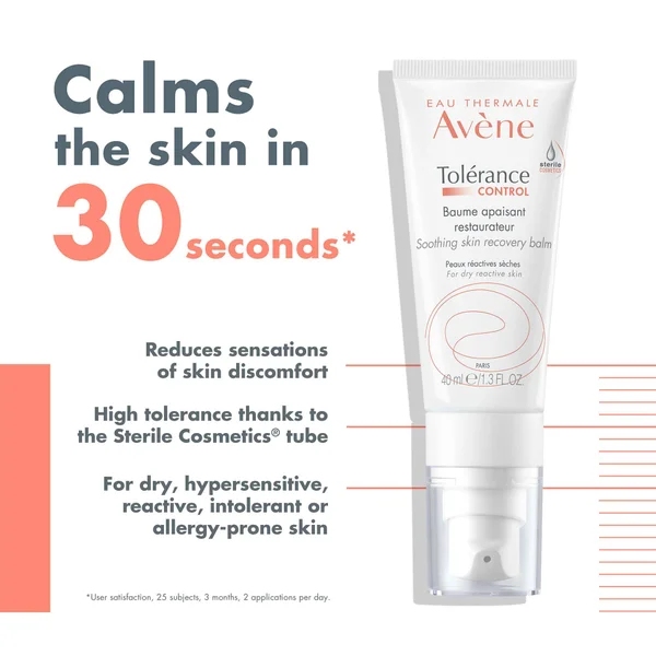 Avène Tolerance Control Soothing Skin Recovery Balm For Dry Sensitive Skin 40ml