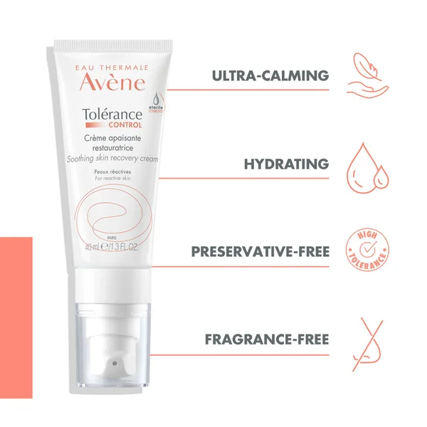 Avène Tolerance Control Soothing Skin Recovery Cream For Sensitive Skin 40ml