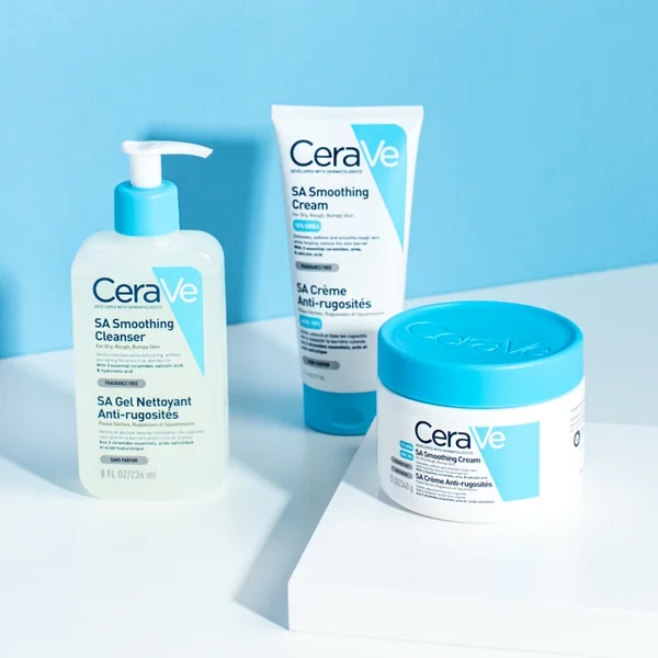 CeraVe SA Smoothing Cleanser With Salicylic Acid For Dry Rough & Bumpy Skin 236ml