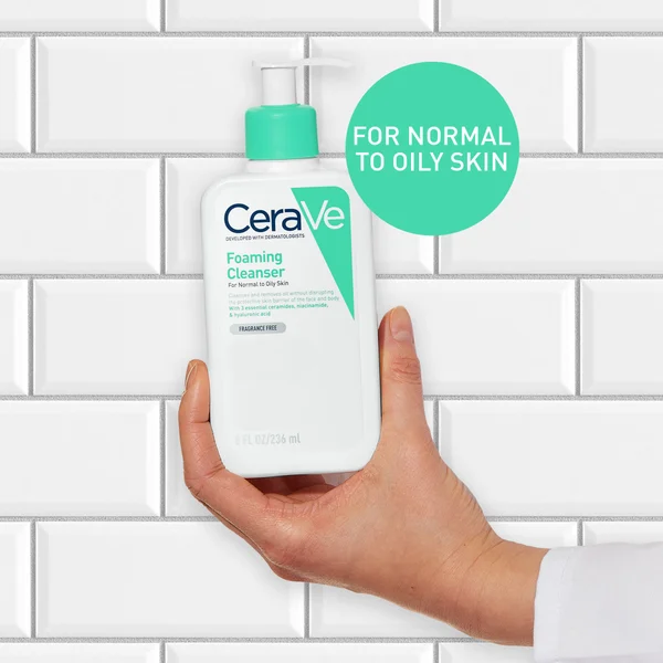 CeraVe Travel Size Foaming Cleanser For Oily Skin 88ml