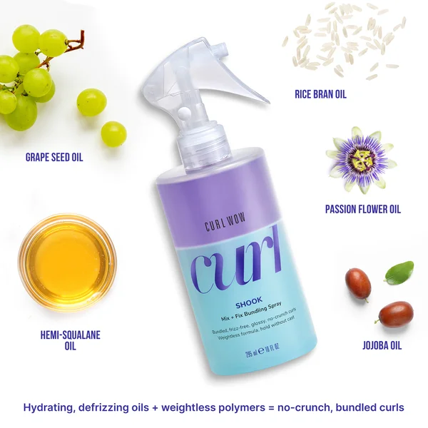 Color Wow Curl Wow SHOOK Mix + Fix Bundling Spray 295ml