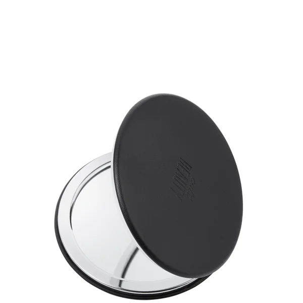 Cult Beauty Black Compact Mirror in Drawstring Bag
