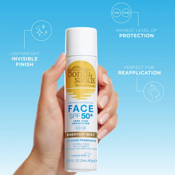 Bondi Sands SPF 50+ Everyday Face Mist 60g (UK)