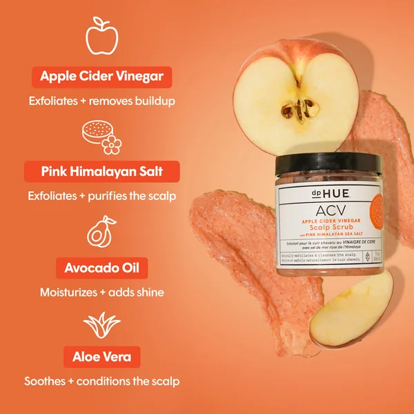 DpHUE Apple Cider Vinegar Scalp Scrub 9 Oz