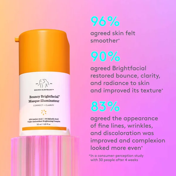 Drunk Elephant Bouncy Brightfacial Mask 50ml