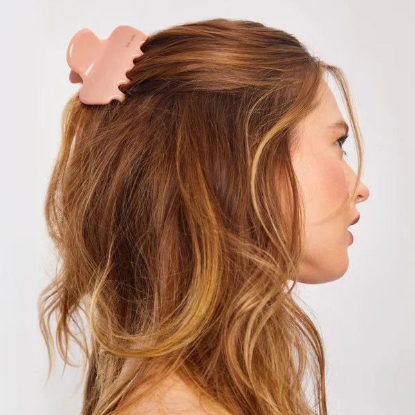 Kitsch Puffy Claw Clip - Rosewood 20g