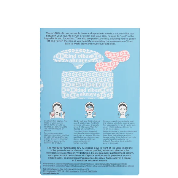 Pacifica Reusable Eye And Brow Mask Set