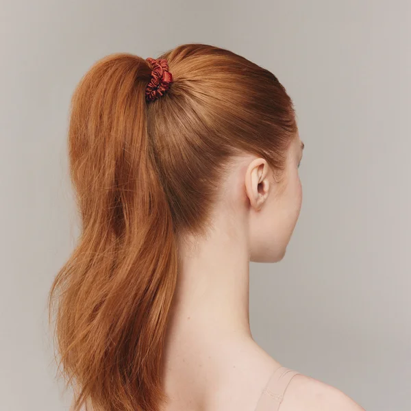 Slip Pure Silk Skinny Scrunchies - Auburn