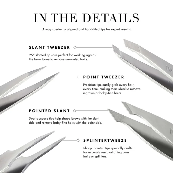 Tweezerman Black Leopard Mini Tweezer