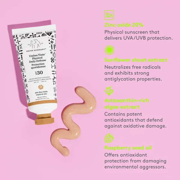 Drunk Elephant Umbra Tinte Physical Daily Defense SPF30 60ml