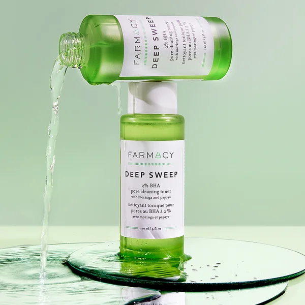 FARMACY Deep Sweep 2% BHA Pore Cleaning Toner With Moringa And Papaya - 120ml