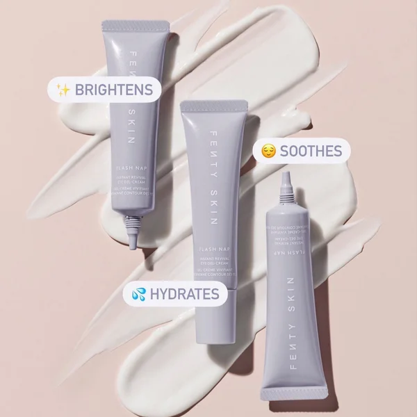Fenty Skin Flash Nap Instant Revival Priming Eye Gel-Cream With Green Tea + Persian Silk Tree 15ml