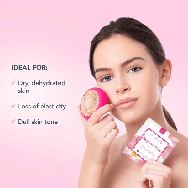 FOREO Bulgarian Rose UFO Moisture-Boosting Face Mask (6 Pack)