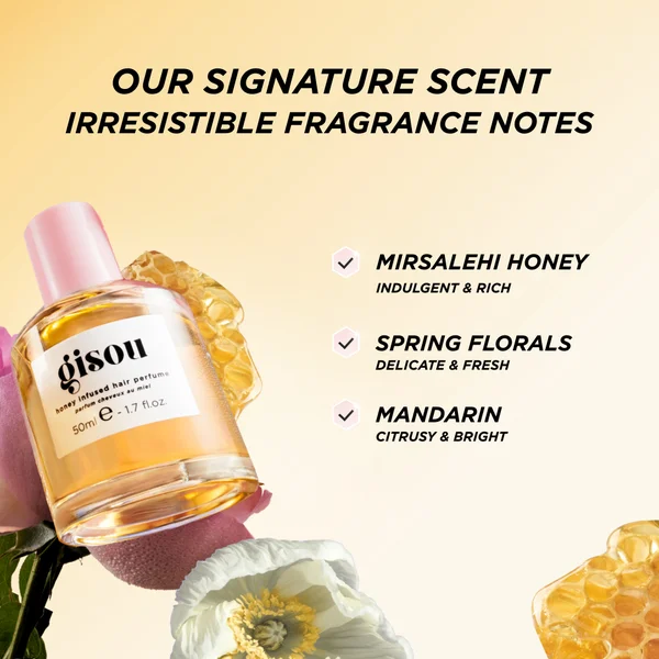 Gisou Honey Infused Hair Perfume 15ml - Wildflower Honey