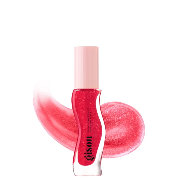 Gisou Honey Infused Lip Oil 8ml - Cherry On The Cake