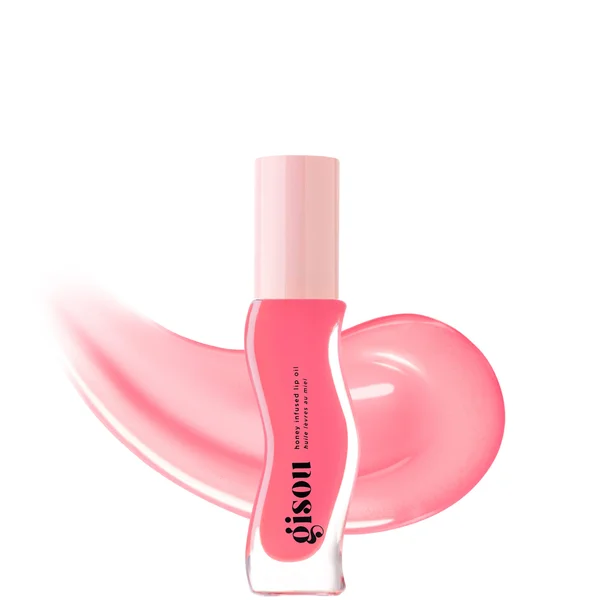 Gisou Honey Infused Lip Oil 8ml - Raspberry Swirl