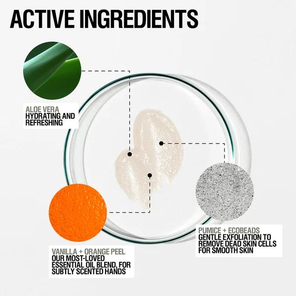 Grown Alchemist Exfoliating Hand Wash Vanilla Orange Peel + Pumice 500ml