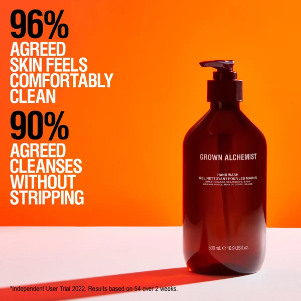 Grown Alchemist Invigorate Hand Wash Sweet Orange Cedarwood + Sage 500ml