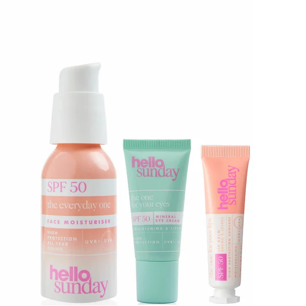 Hello Sunday The Everyday One The One for Your Lips and The One for Your Eyes