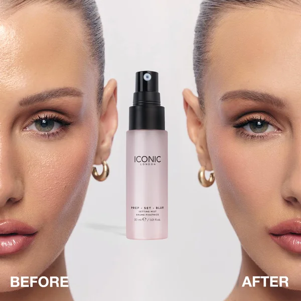 ICONIC London Mini Prep Set Blur Setting Spray 30ml