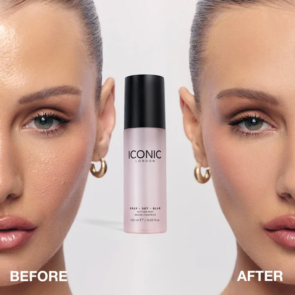 ICONIC London Prep Set Blur Setting Spray 120ml