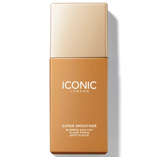 ICONIC London Super Smoother Blurring Skin Tint (Various Shades) And Complexion Brush Bundle