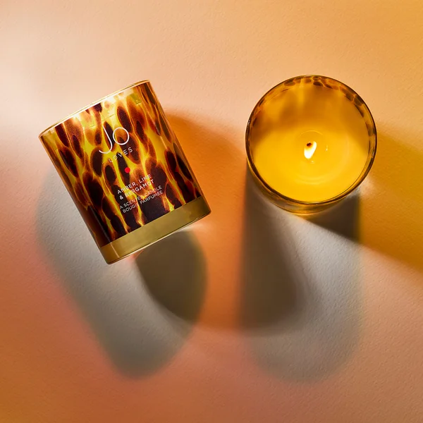 Jo Loves Amber Lime & Bergamot A Home Candle 185g