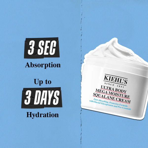 Kiehl's Ultra Body Mega Moisture Squalane Cream 250ml