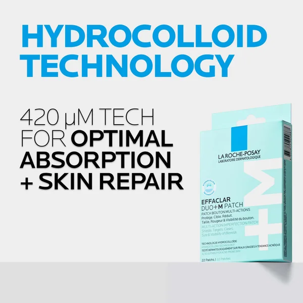 La Roche-Posay Effaclar Duo+M Patch Multi-Action Imperfection Patch For Breakout-Prone Skin 22 Patches