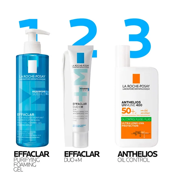 La Roche-Posay Effaclar Purifying Foaming Gel Cleanser For Oily Blemish-Prone Skin 200ml
