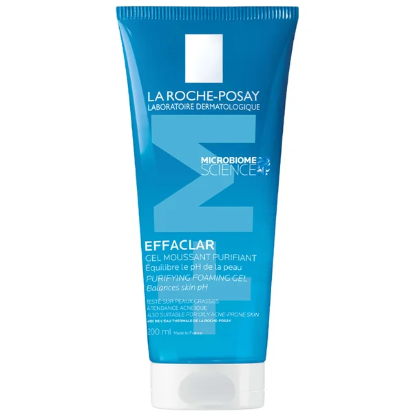 La Roche-Posay Effaclar Purifying Foaming Gel Cleanser for Oily Blemish-Prone Skin 200ml