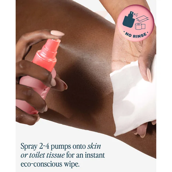 Luna Daily The Hydrating Everywhere Spray-To-Wipe - PH-balancing Body Spray With Prebiotics Soft Cotton For Dry Skin 80ml