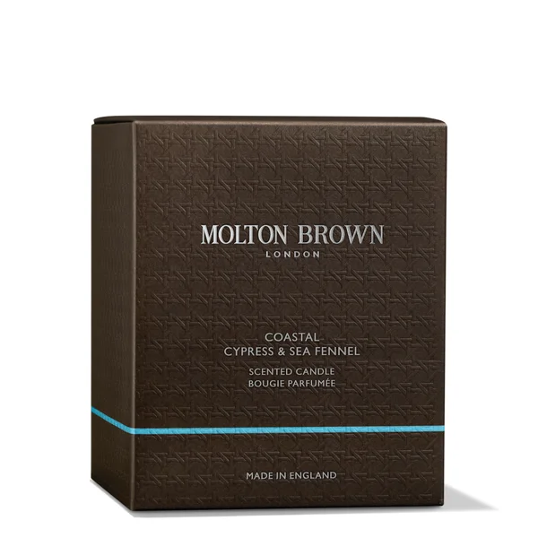 Molton Brown Coastal Cypress And Sea Fennel Signature Scented Single Wick Candle 190g