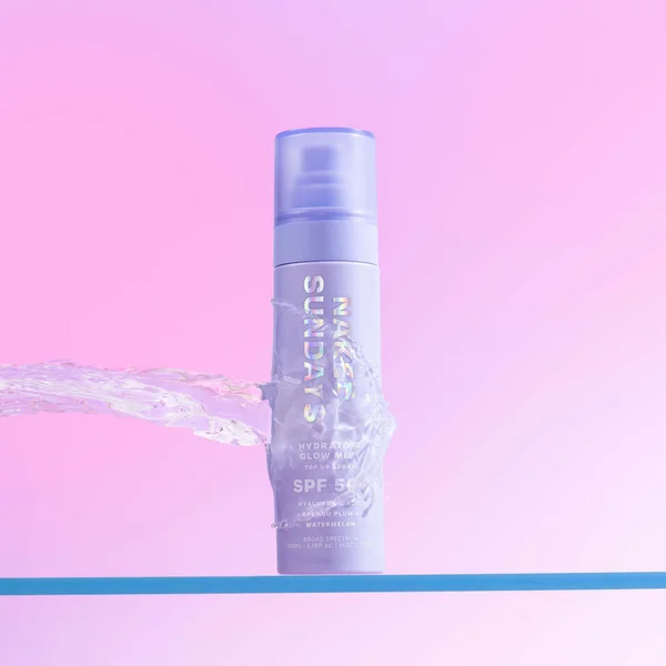 Naked Sundays SPF50+ Hydrating Glow Mist Setting Spray Sunscreen 75ml