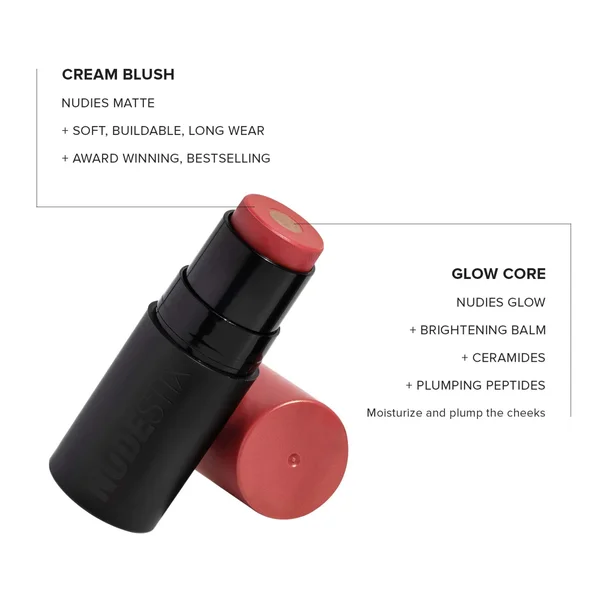 NUDESTIX Nudies Matte And Glow Core All Over Face Blush Colour 6g (Various Shades)