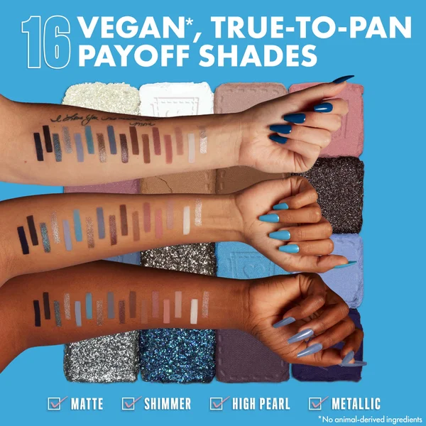 NYX Professional Makeup Ultimate Shadow Palette Vegan 16-Pan - Vintage Jean Baby