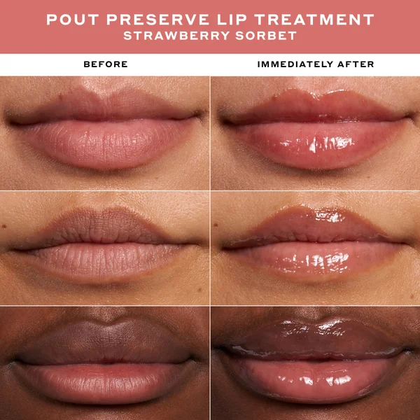 OLE HENRIKSEN Strawberry Sorbet Pout Preserve Peptide Lip Treatment 12ml