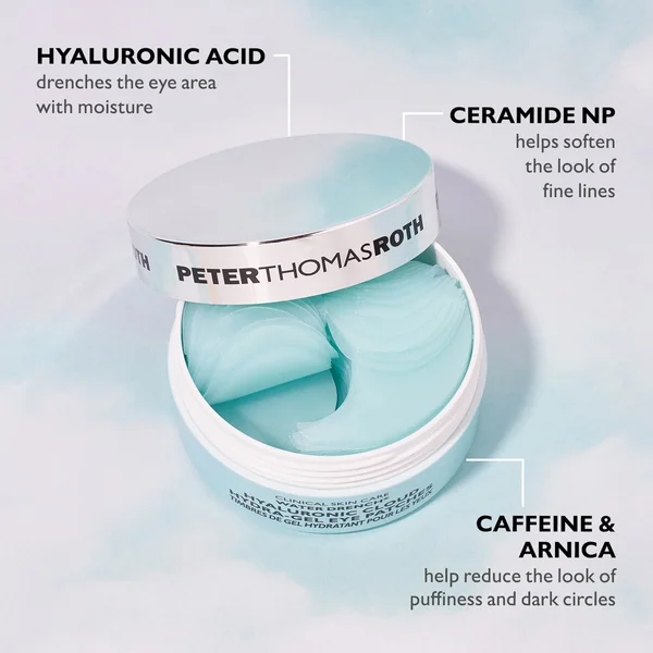 Peter Thomas Roth Water Drench Hyaluronic Cloud Hydra-Gel Eye Patches (30 Pairs)