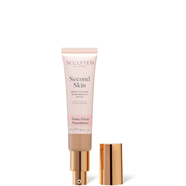Sculpted By Aimee Second Skin Dewy Foundation (Various Shades) 30ml