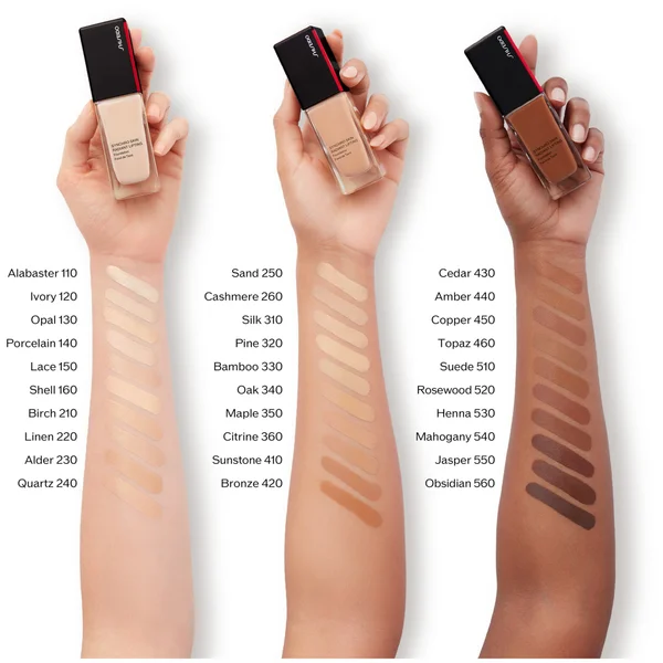 Shiseido Synchro Skin Radiant Lifting Foundation 30ml (Various Shades)