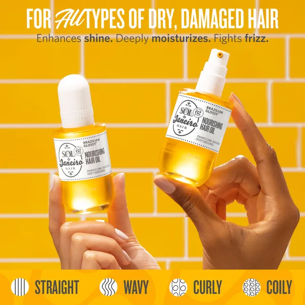 Sol De Janeiro Brazilian Glossy Nourishing Anti-Frizz Hair Oil 58ml