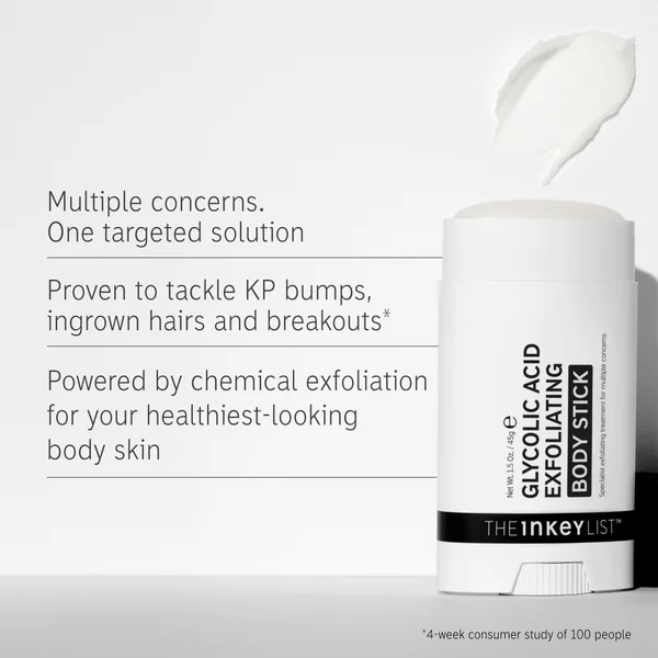 The INKEY List Glycolic Acid Exfoliating Body Stick 45g