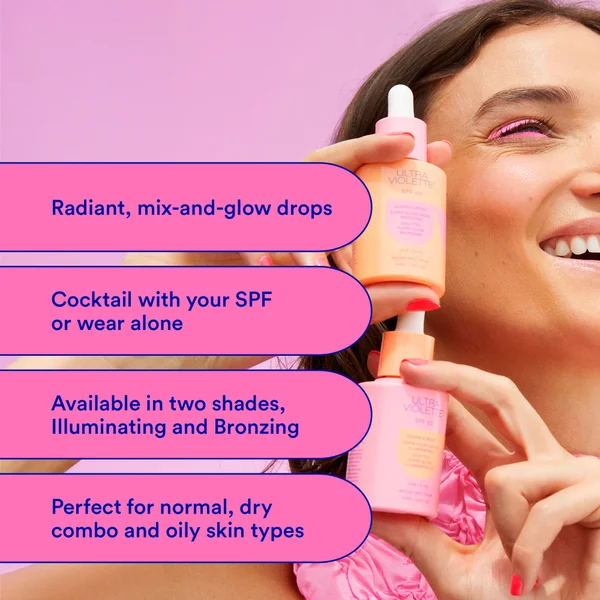 Ultra Violette Queen Screen SPF50 Bronzing Super Glow Drops 30ml