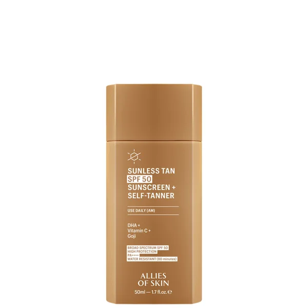 Allies of Skin Sunless Tan SPF 50 Sunscreen + Self-Tanner 50ml