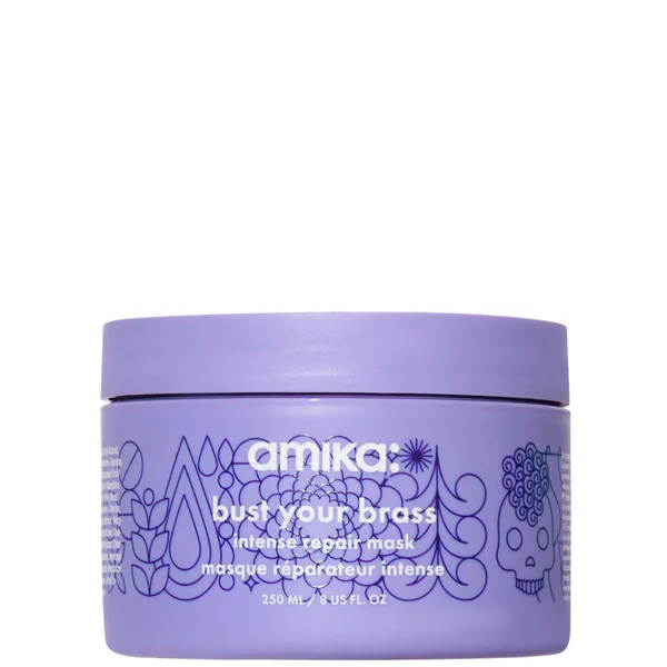 Amika Bust Your Brass Cool Blonder Intense Repair Mask 250ml
