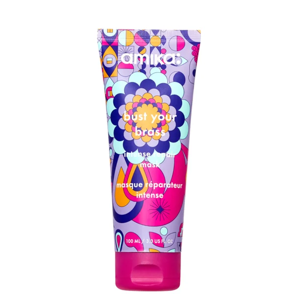 amika Bust Your BrassCool Blonde Intense Repair Hair Mask 100ml